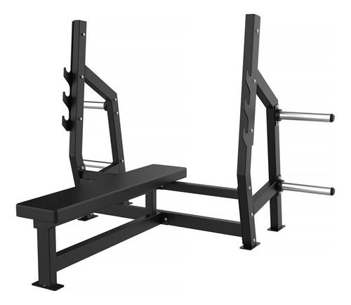 Banco Press Pecho Plano Porta Disco Gimnasio Gym Profesional