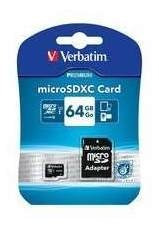 Verbatim Micro Sd 64gb Con Adaptador Sd Clase 10 Ppct