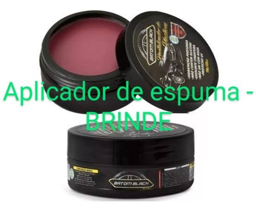 Imagem 1 de 5 de Revitalizador De Plasticos/parachoque - Batom Black