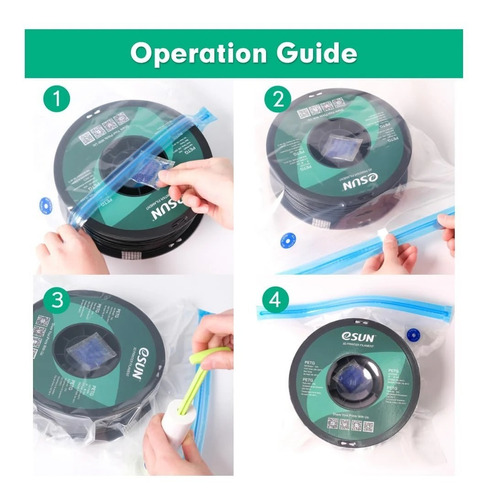 Esun Evacuum Kit - Bolsas Filamentos Al Vacío