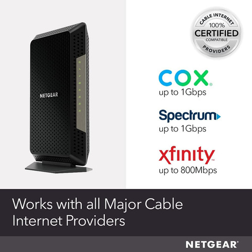 Netgear Nighthawk Multigig Speed Cable Modem Docsis 3.1