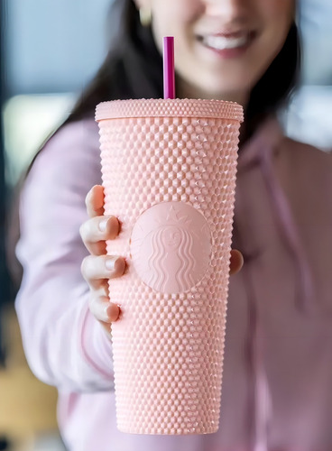 Vaso Starbucks Studded Rosa 710ml