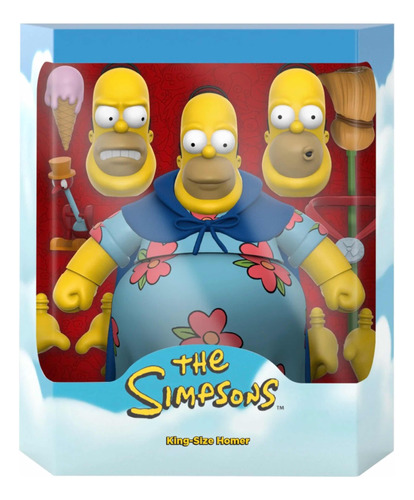 Super7 The Simpsons Ultimates King Size Homer Nuevo