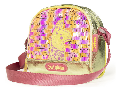 Bolsa Crossbody Cloe Para Niña Lentejuelas Cierre Duradero Color Multicolor