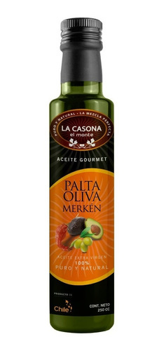 Aceite De Palta Oliva Merquén 250 Cc Casona El Monte