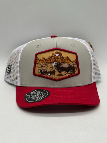 Gorra Ranch And Corral - Ganadera 49 100% Original Gris Claro Único