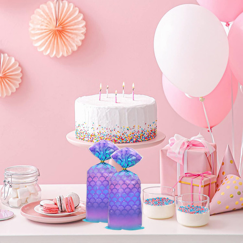 100pcs Bolsa Celofan Dulces Regalo Fiesta Cumpleaño Recuerdo