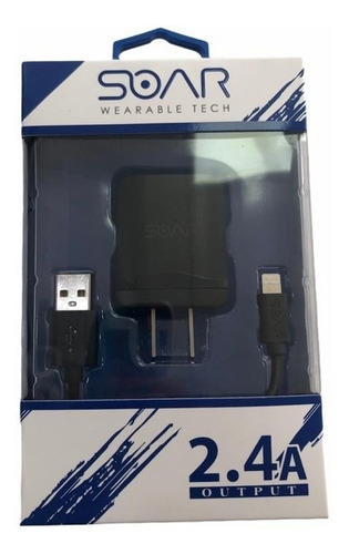 Cable Usb Y Cubo Cargador Lightning Para iPhone Marca Soar