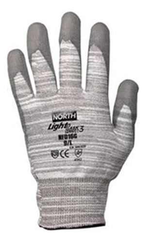 Guantes Resistente Al Corte, Talla L Y Color Gris