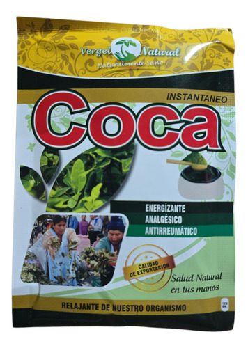 Harina De Coca Energizante Antireumatico 120 Gr Natural