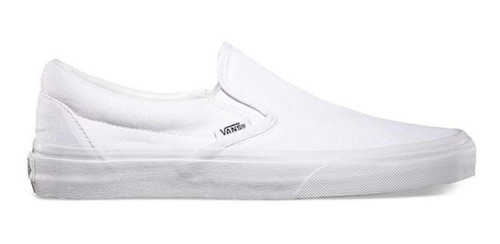 Tenis Original Vans Slip-on Blanco Unisex Vn0eyew00