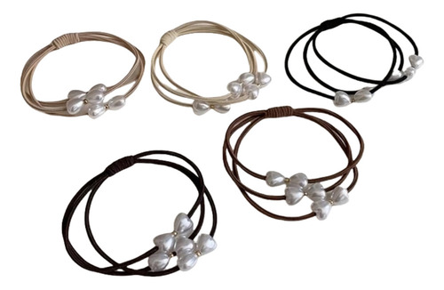 Od Diadema De Perlas Con Cordón En Forma De Corazón