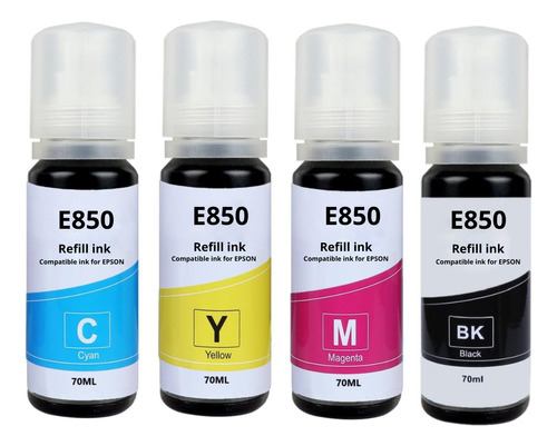 Combo Tinta Para Epson 504 T504 L4150 L4160 L6161 L6191 X4u