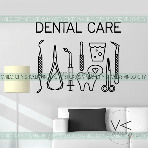 Vinil Decorativo Para Consultorio Dental Vc12s26x