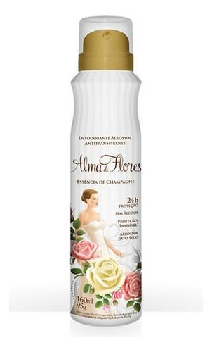 Desodorante Alma De Flores Aerosol Champagne 160ml