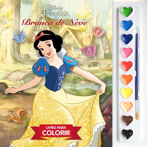 Livro Branca De Neve E Os Sete Anões Aquarela