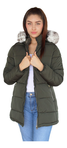 Chamarra Chaqueta Abrigo Mujer Invierno Moda Casual 000009