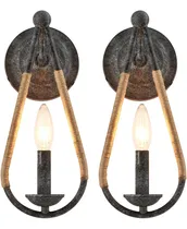 Comprar Vanzarla Apliques De Pared Rústicos, Juego De 2, Tocador Sim