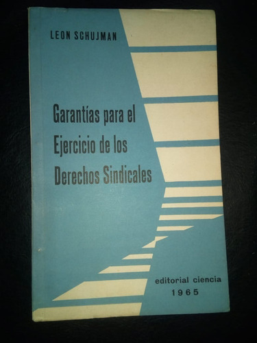 Garantías Ejercicio De Derechos Sindicales León Schujman