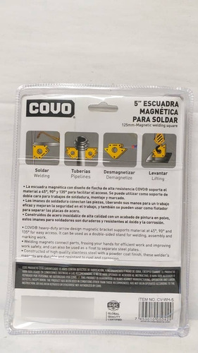Escuadra P/soldador Magnetica 5 Covo