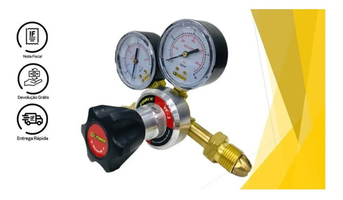 Imagem 3 de 4 de Regulador De Pressao Acetileno Vf-2 V-force