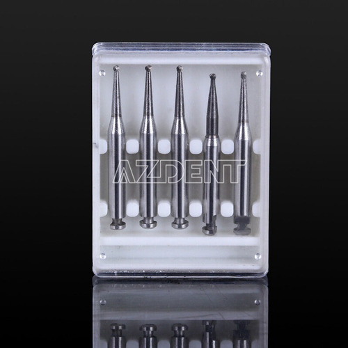 Fresas Carbide Baja Velocidad Odontología Set 5u Santiago