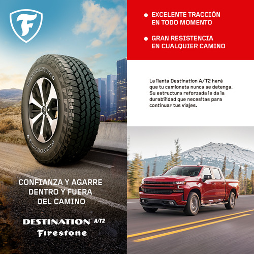 Llanta P235/65r17 103s Destination A/t 2 Owl Firestone