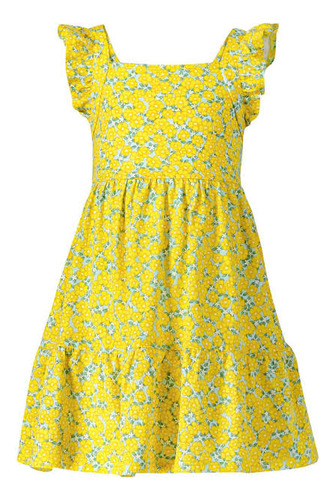 Vestido Evestido Estampado Flores Mayoral Color Amarillo 