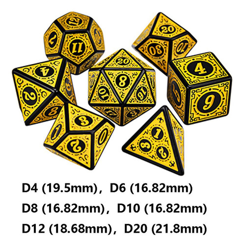 K A Juego De Dados For Accesorios De Juego Iidescent D4 D12