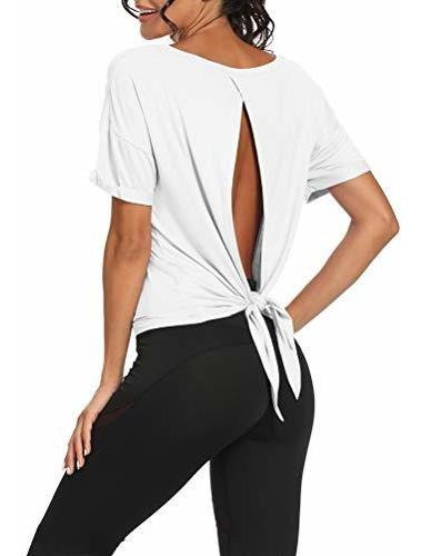 Bestisun - Camiseta De Tirantes Para Mujer Con Espalda Abier