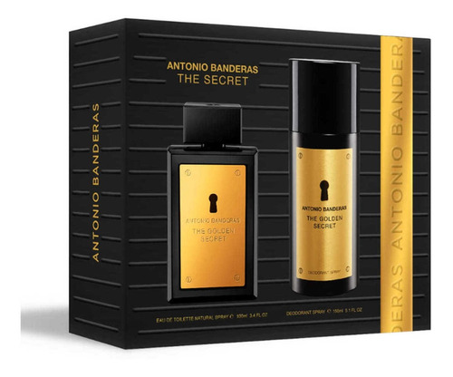Perfume Antonio Banderas The Golden Secret Estuche Edt 100ml + Desodorante