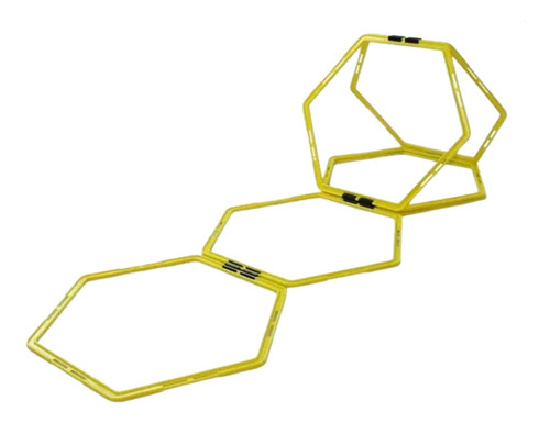 Set 6 Anillos Hexagonales Escalera Aros Agilidad Velocidad