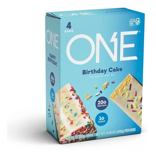 One Bar Protein Bar - Birthday Cake - 4ct 