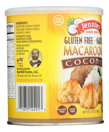 Macarons De Coco 226 Gramos Jennies