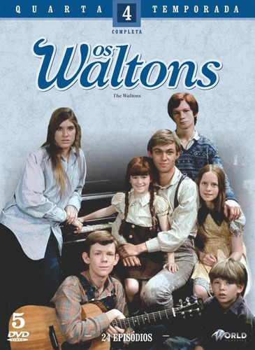 Os Waltons 4ª Temporada - Box Com 5 Dvds - Richard Thomas