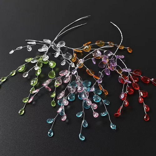 30 De Flores Artificiales Hechos A Mano Con Forma De Gotas