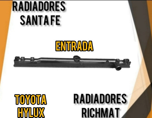 Tanque Cajera Radiador Toyota Hilux 2.7 - 4.0 Kavak Entrada 