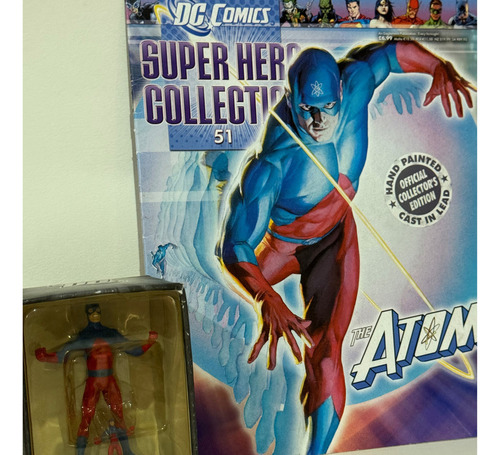 Eaglemoss Figura Muñeco Plomo Dc The Atom #51