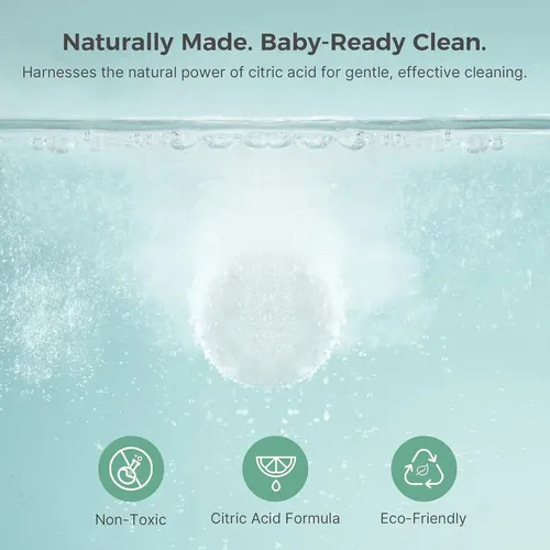 Momcozy Tabletas Desincrustantes Para Lavadora Mamaderas, imagen 3