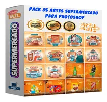 Comprar Pack 35 Artes Para Supermercados Editáveis Psd + Png