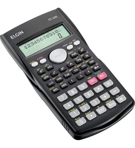 Calculadora Cientifica 240 Funções Cc240 Elgin Preta