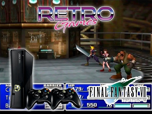 Xbox360 250gb De Juegos Final Fantasy Ps1 Retrogames Rtrmx (Usado)