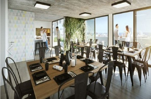 Estrena. Próximo Parque Rodo. Obligado Y 21 De Setiembre, 1 Dorm. Con Placar, A/a, 1 Baño Liv-com Con Salida A Terraza, Al Frente. Piso 11. Vigilancia 24 Hs, Barbacoa, Solarium, Lavadero Comun.