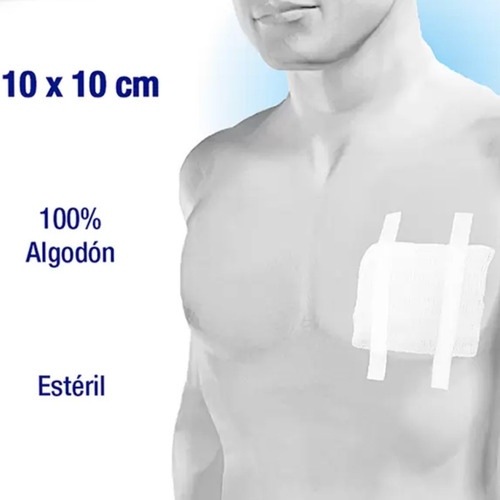 Gasa 10x10cm Absorbente Le Roy Estéril Premium Kit 15 Pzas