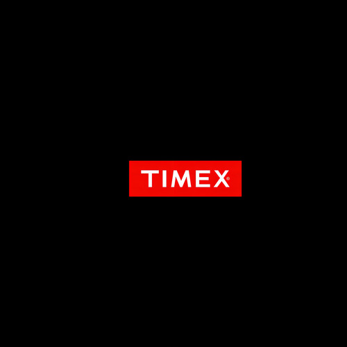 Reloj Timex Midtown Chronograph 40mm Synthetic Rubber Strap Color de la malla Negro Color del bisel Plateado Color del fondo Champán