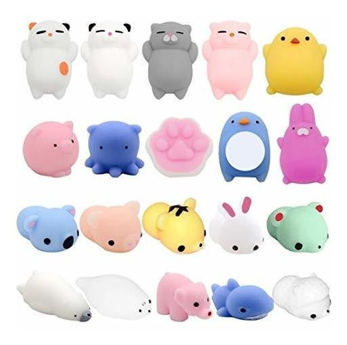 Yesone Mochi Blando Juguetes, 20 Piezas De Kawaii Mochi Squi