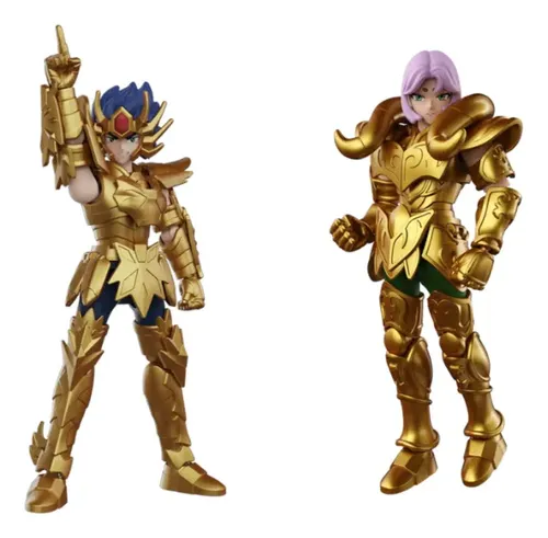 Caixa Surpresa Cavaleiros Do Zodiaco Mini Gold Zodiac 03