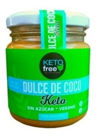 Imagen 1 de 2 de Manjar De Coco Keto Y Vegano. Sin Azúcar.