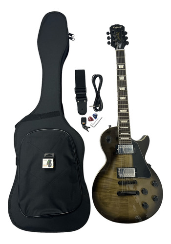 Kit Guitarra Eléctrica Les Paul Lp-standard Trans Black