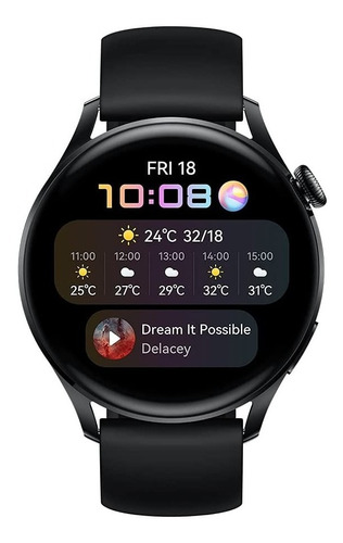 Huawei Watch 3 Black Gps Monitoreo Salud Fitness A Pedido